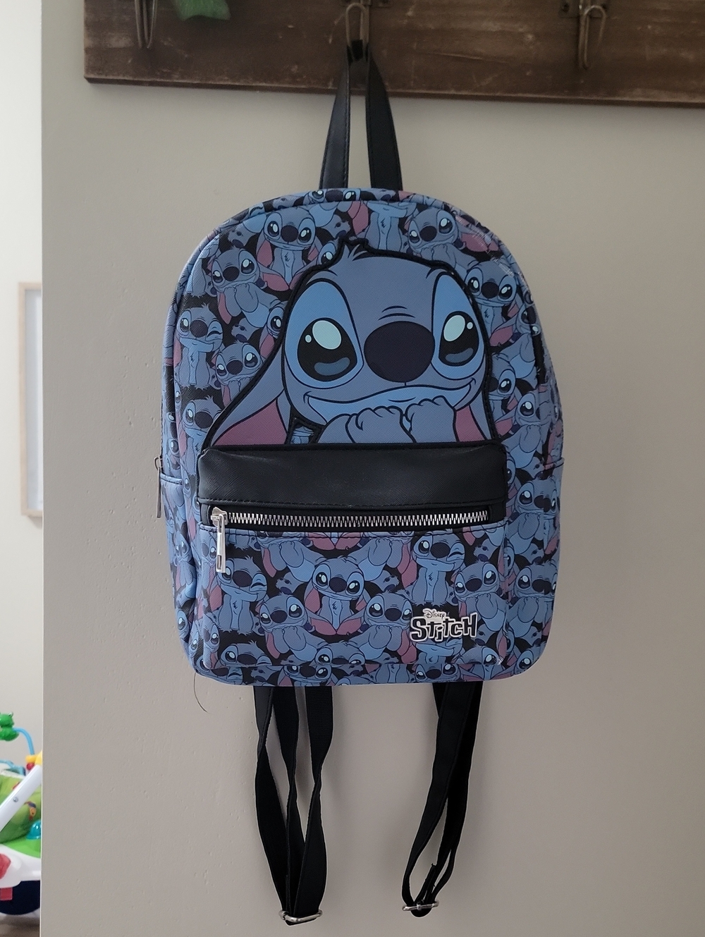 Disney Stitch Blue and Black Mini Backpack